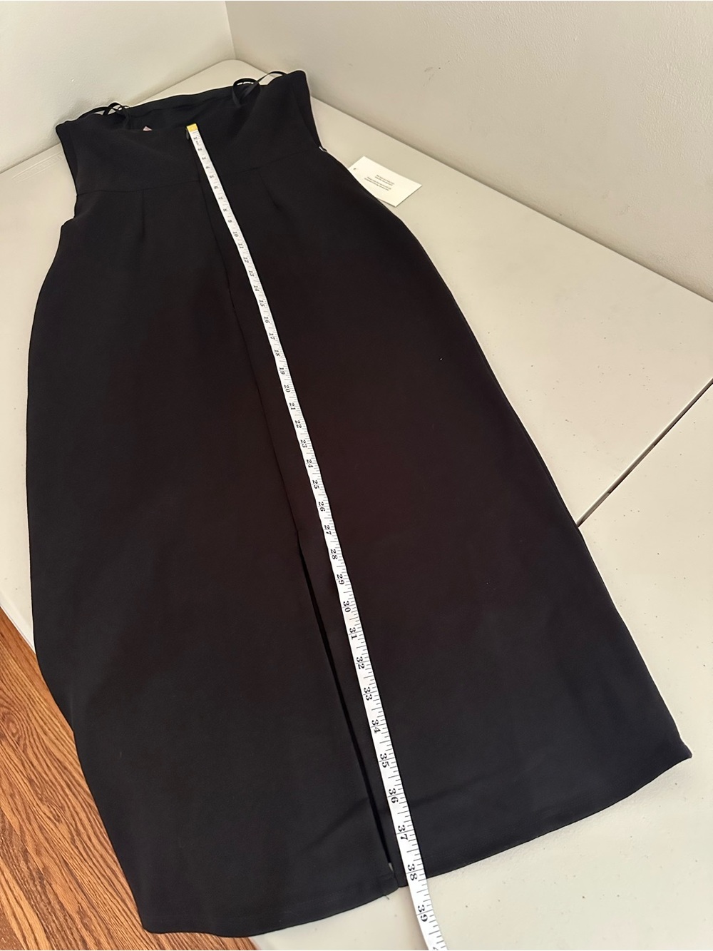 NWT Staud Brooke Beaded Floral Strapless Midi Dress Black Gold M Formal Evening - Picture 10 of 10